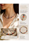 Natural Sea Shell Coral and Lapis Stone Summer Necklace - 2