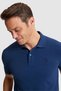 Men's Light Navy Blue Slim Fit Polo Collar Basic T-Shirt 50326920-Vr059 - 2