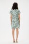 E0055-Double Breasted Collar Breastfeeding Detail Maternity Wear Mini Chiffon Dress - 7