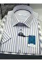 Classic Short Sleeve Linen Cotton Breathable Fabric Gift Boxed Men's Shirt Fs-004571 - Blue - 3