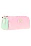 Girl's Scales Pink Green Colorful Two-Compartment Pencil Bag School Pencil Case - C4097