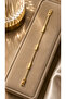 Athelia Gold Color Rectangular Detailed Stone Women's Bracelet – Modern and Elegant Design - 3