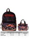 Kids Soil Truck Boys' Black - Red Elementary School Backpack and Lunch Box Set - Setkk-L5359B - 3