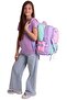 Five-Eye Mesh Lilac Girls' Lilac - Pink School and Daily Backpack - K1849 - 5