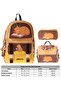 Kids Clever (Brown Color) Boys' Triple Primary School Backpack Set - Setkk-L5384A - 3