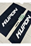 Black Coupon Torpedo and Back Towel Set 2 Pieces (Torpedo 35X135, Back Towel 70 X 135) (Keychain Gift) - 2