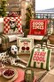 Good Times Patterned 4-Piece Throw Pillow Cover Set
