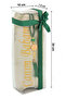 Special for Father's Day: My Dear Dad Embroidered Prayer Rug Set with Prayer Beads, Green - 7
