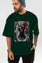 For Dog Lovers Green Oversize T-Shirt with 16 Pre-Printed Dog Images 100% Cotton Unisex Dog Lover Premium Design - 6