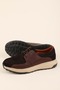 Inside and Outside, Genuine Leather, Daily Comfortable, Lightweight Shoes Cz.110 Brown Suede - 5