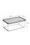 Set of 2 4300 ml Refrigerator and Freezer Storage Containers, Food Organizer with Lids - 7