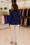 Women's Classic Combed Cotton Blouse for Middle-Aged and Older Women 30261 - 5