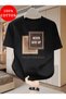 Mr. never give up follow your dream printed premium oversize t-shirt