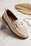Odessa Comfort - Orthopedic 4 Point Sole Support Breathable Laser Cut Daily Comfortable Cream Color - 3