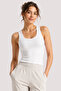 Women's 5-Piece Cotton & Modal Thick Strap Flexible Basic Undershirt - 5-Piece Advantage Pack - 2