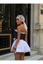 Jean Leminasyon Bustier Balloon Skirt Lace Detailed Double Viral Set - 5