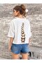 2-Pack Black-White Vertical Butterflies Print Oversize T-Shirt - 3