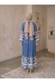 Women's Black Viscose Cotton Loose Cut Patterned Hijab Dress – Comfortable and Stylish Casual Dress - 4