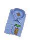 Men's Classic Wide Cut Plain Filafil Woven Long Sleeve Shirt - 2