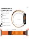 Modified Hybrid Leather Nylon Strap Compatible with Apple Watch Ultra 3/2/1, Series 11/10/9/8, Breathable Lightweight Sport Band with Metal Hook - 3