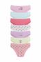 Girls' Laundry Cotton Colorful Printed Panties 7 Pack