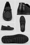Alesta - Women's Orthopedic Sole Casual Loafer Black Women's Shoes; Comfortable Flexible Knitted Textured Laser - 8