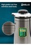 Glass Liner Vacuum Flask (DGFK 1300), 1.3 Liters, Vacuum Insulation, Stainless Steel Body - 4
