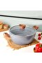 30cm Essential Casserole Non Stick Aluminum Cookware with Granite Coating - 5
