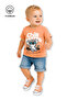 Baby Boy Koala Printed Casual Short Sleeve Summer T-Shirt