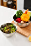 Korean Style Mixing Bowl with Scale - Professional 304 Quality Stainless Steel - Multi-Purpose Bowl for Life - 2