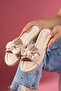 Altea Beige Ribbon Detailed Knotted Slippers - 3