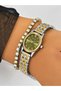 Steel Strap Minimal Case 2 Year Warranty 3 Atm Waterproof Women's Wristwatch + Bracelet Gift