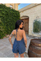 Blue Linen Double Suit - 2