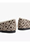 Women's Monogram Th Logo Thin Heeled Round Toe Brown Espadrilles - 5