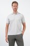 Stone Polo Collar Short Sleeve Pocketless Comfort Fit Cotton T-Shirt 1011260153