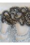Handcrafted, Stone Embellished Evening Dress/Costume Applique - 3
