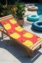 Vibrant Colored Beach Towel with Apple Motif - Red and Yellow Quick-Drying Microfiber Towel with Fruit Figures - 6