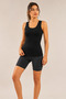 Women's Thick Strap 95% Natural Bamboo Flexible 4-Piece Basic Undershirt - Soft & Sweat-Absorbing Texture - 6