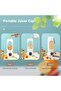 Portable Mini Blender 450ml - 50W Electric Juicer with 12-Blade Personal Smoothie Maker, Digital LED Display & 3-Speed Cordless BPA-Free Protein Shaker for Fruits, Shakes & Ice - 3