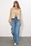 Women's Belted Short Trench Coat 5970 - K. Beige - 2