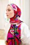 Urban Hours Watercolor Fuchsia Mayda Shawl - 5