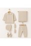 Premium Mercerized Knitwear Newborn 6-Piece Hospital Release Set - 3