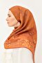 Monare Scarf Ethnic Motif Orange 90X90 - 3
