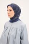 وشاح تينسل مونار بنمط أزرق منتصف الليل 90x90 - 4