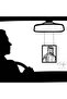 Rearview Mirror Hanging Pendant - Wood - Black (HH Sheikh Khaled Bin Mohamed Al Nahyan) - 3