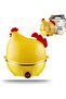 Hen-Shaped Yellow Egg Cooker, 7-Egg Capacity Electric Boiler, Fast & Compact for Hard, Soft, Medium Eggs