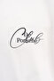 Men's De Porsche Printed Crop Oversize T-Shirt Ecru - 3