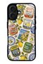 iPhone 16 Amalfi Sardines Design Glossy Phone Case