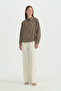 Front Cut Shirt - Mink