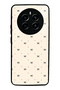 Realme 12 Pro Beige Coquette Pattern Design Glossy Phone Case